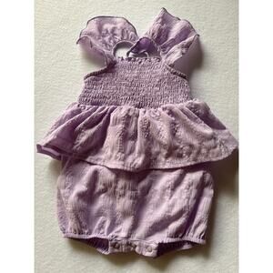 Isobella & Chloe Smocked Romper